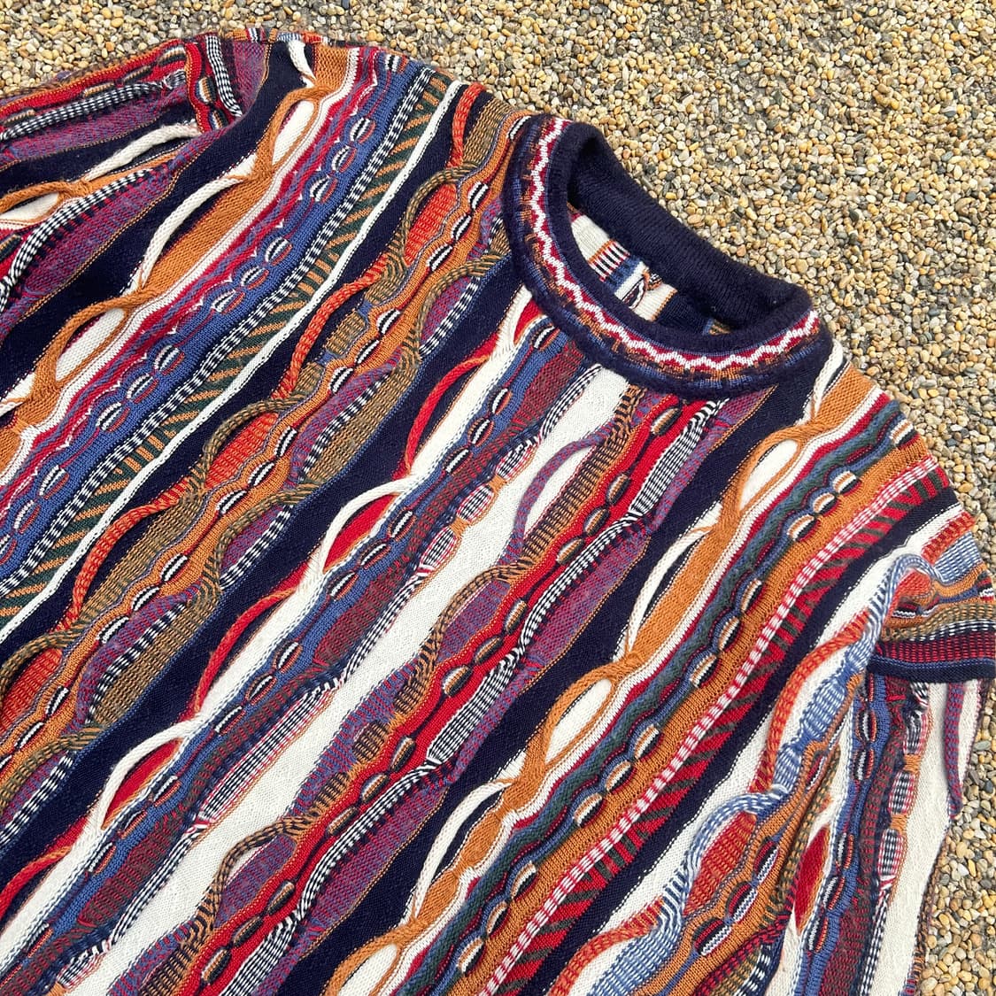 빈티지 케이블 퓨어울 니트 상품이미지2