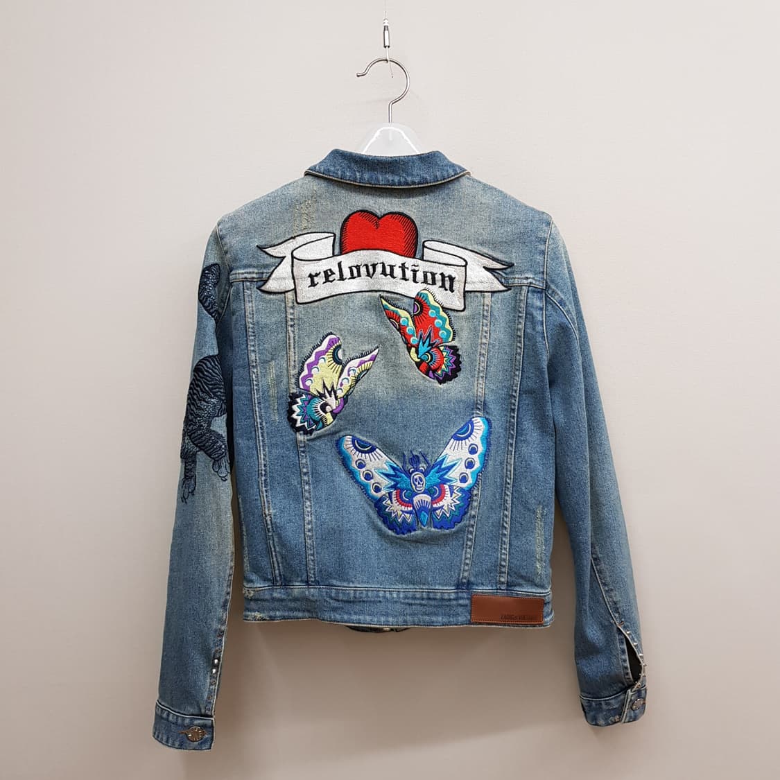 쟈딕앤볼테르 자수 디테일 자켓 S사이즈 상품이미지5