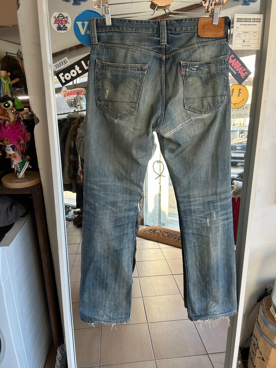 00‘s 리바이스523 디스트로이드진 32in 상품이미지5