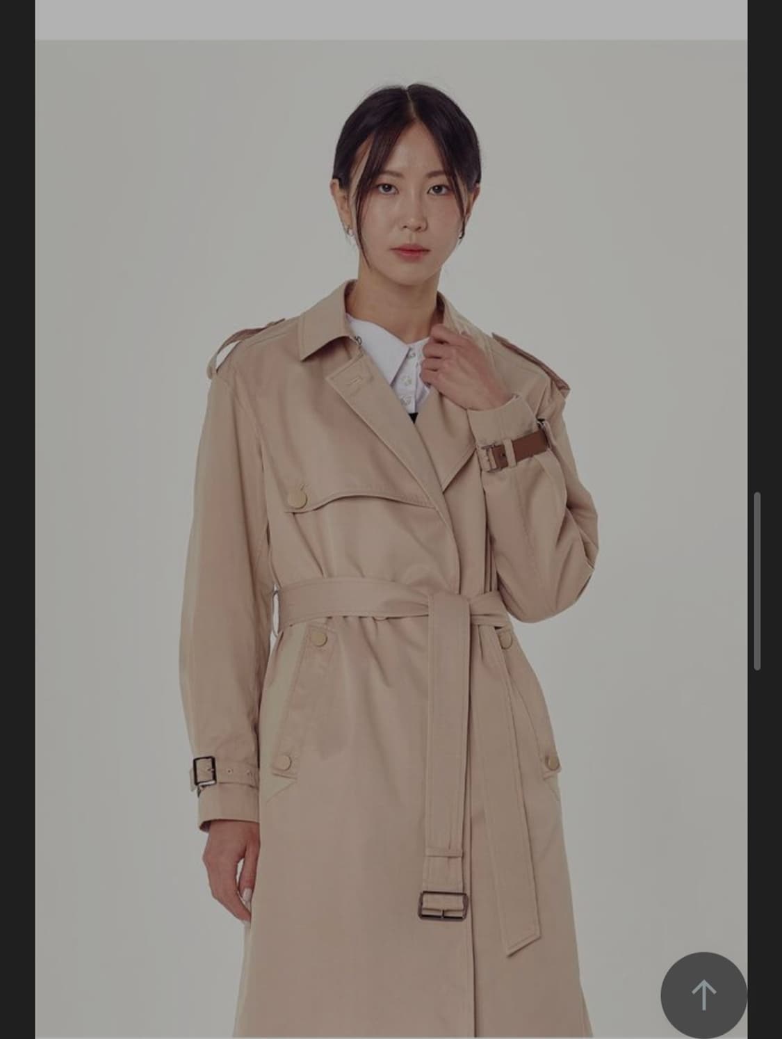 [새상품] 르브릭(LEBRICK) 클래식 더블 버튼 트렌치코트 (베이지) 상품이미지1