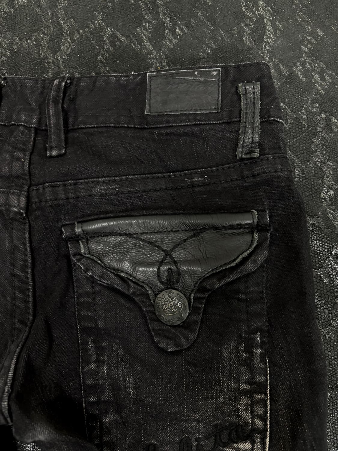 “Lolita Jeans” 00‘s Rare Leather Detail  상품이미지7
