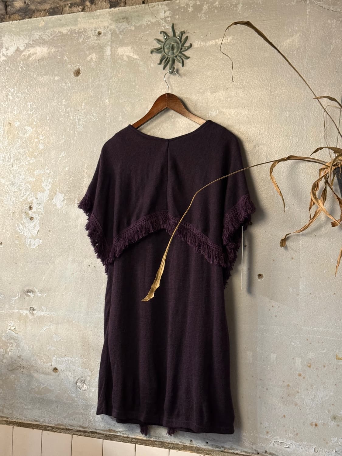 55-66 ) Vintage Fringe Cape Dress 상품이미지6