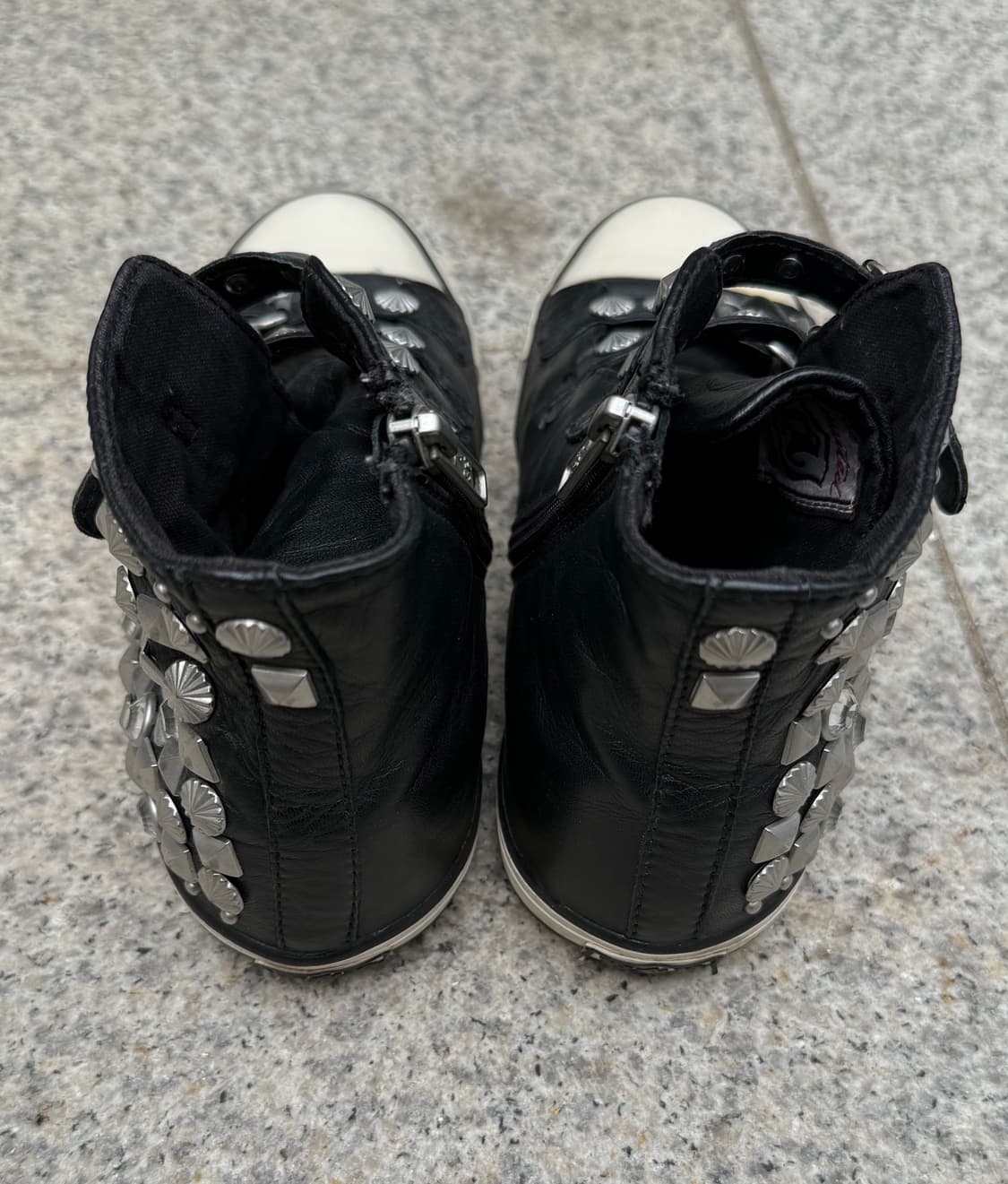 Ash 아쉬 스터드 버클 레더 하이탑 스니커즈 상품이미지3