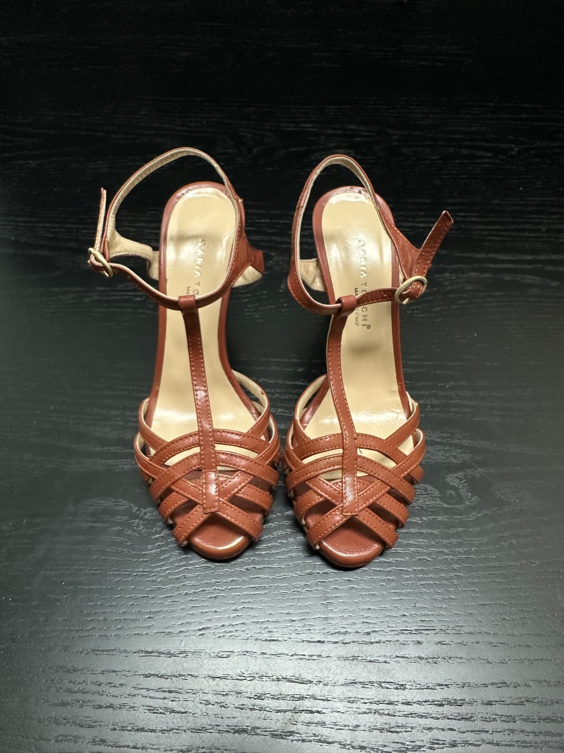 Ilaria Toschi 피셔맨 슬링백 힐 상품이미지1