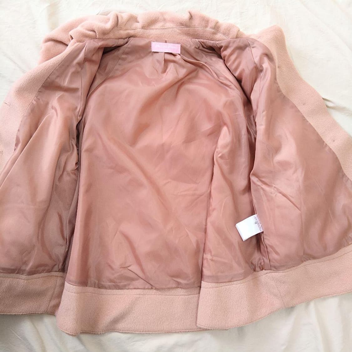 메조피아노 라떼핑크 판초 케이프 코트 라떼갸루 히메갸루 앙크루즈  상품이미지8