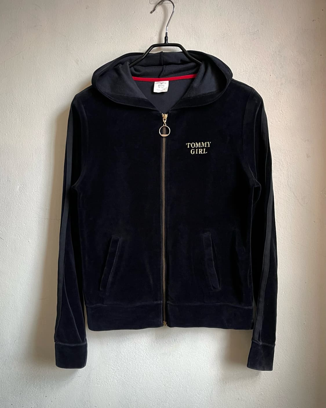 00s Tommy Girl Japan Velour Hood Zip-up 상품이미지3