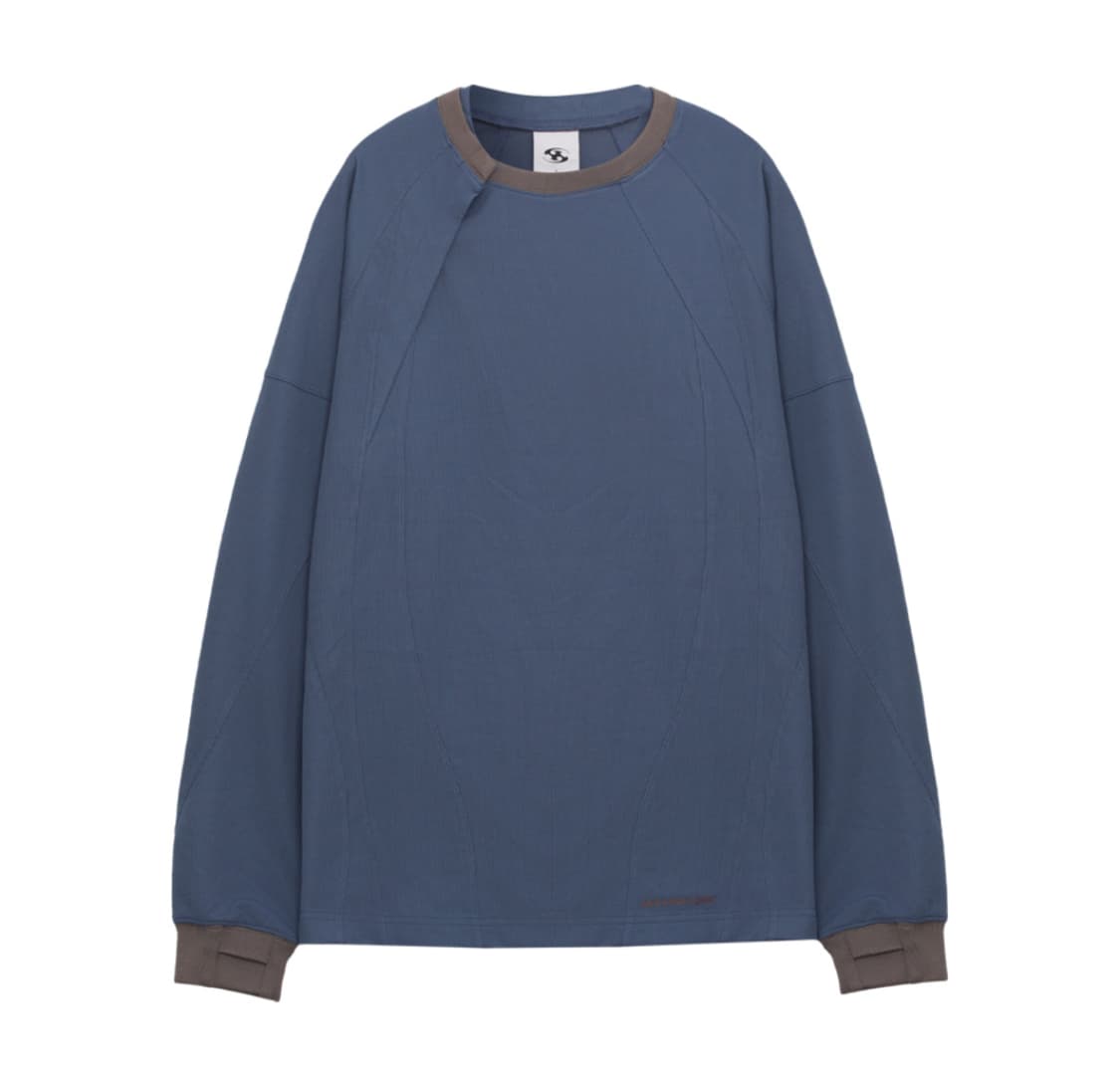 산산기어 플래킷 롱 슬리브 스프루스 블루 상품이미지1