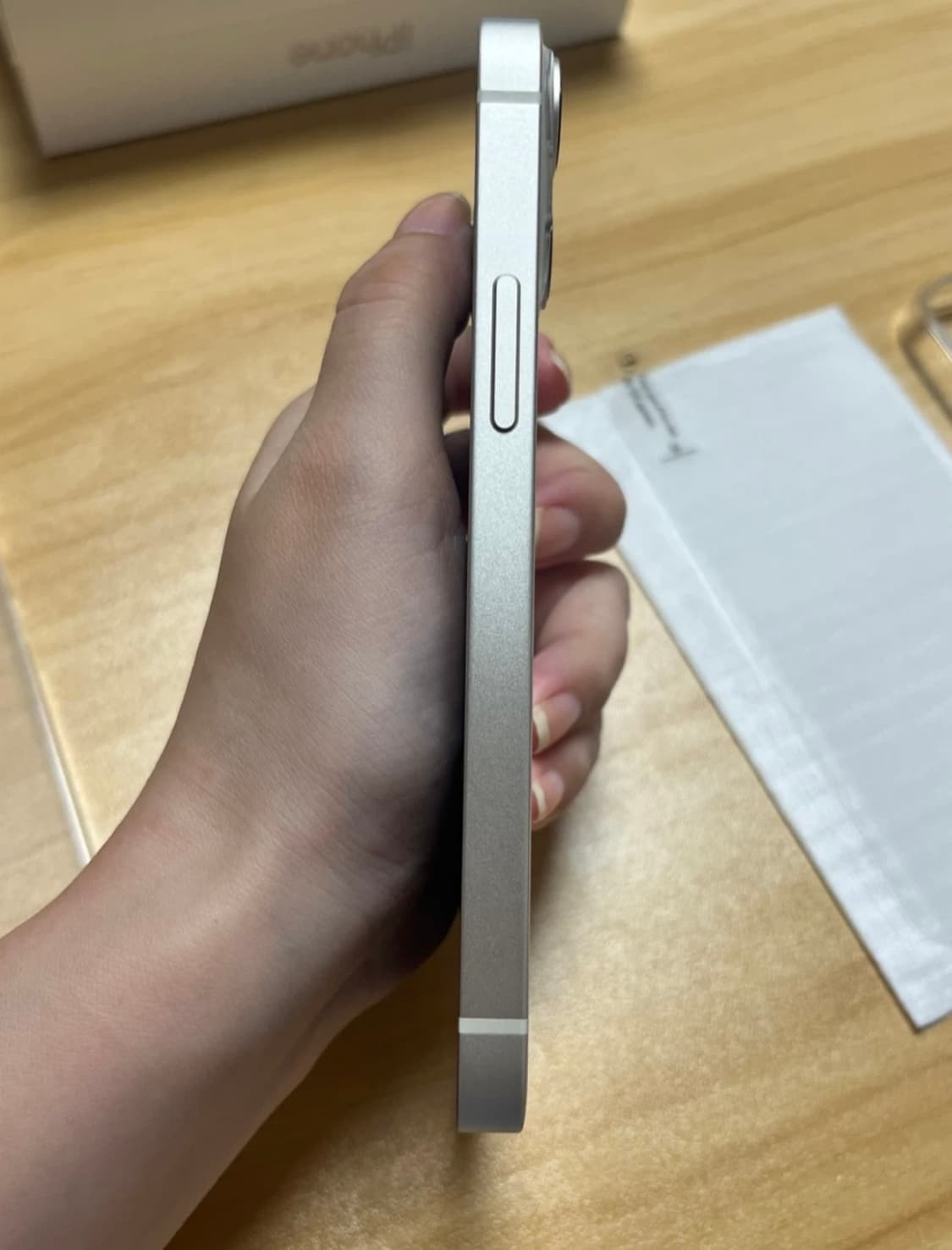 아이폰13미니 스타라이트 순정상태 배터리100 상품이미지4