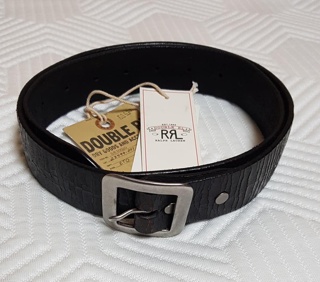 [30] RRL 핸드 버니시 레더 벨트 팝니다. 상품이미지2