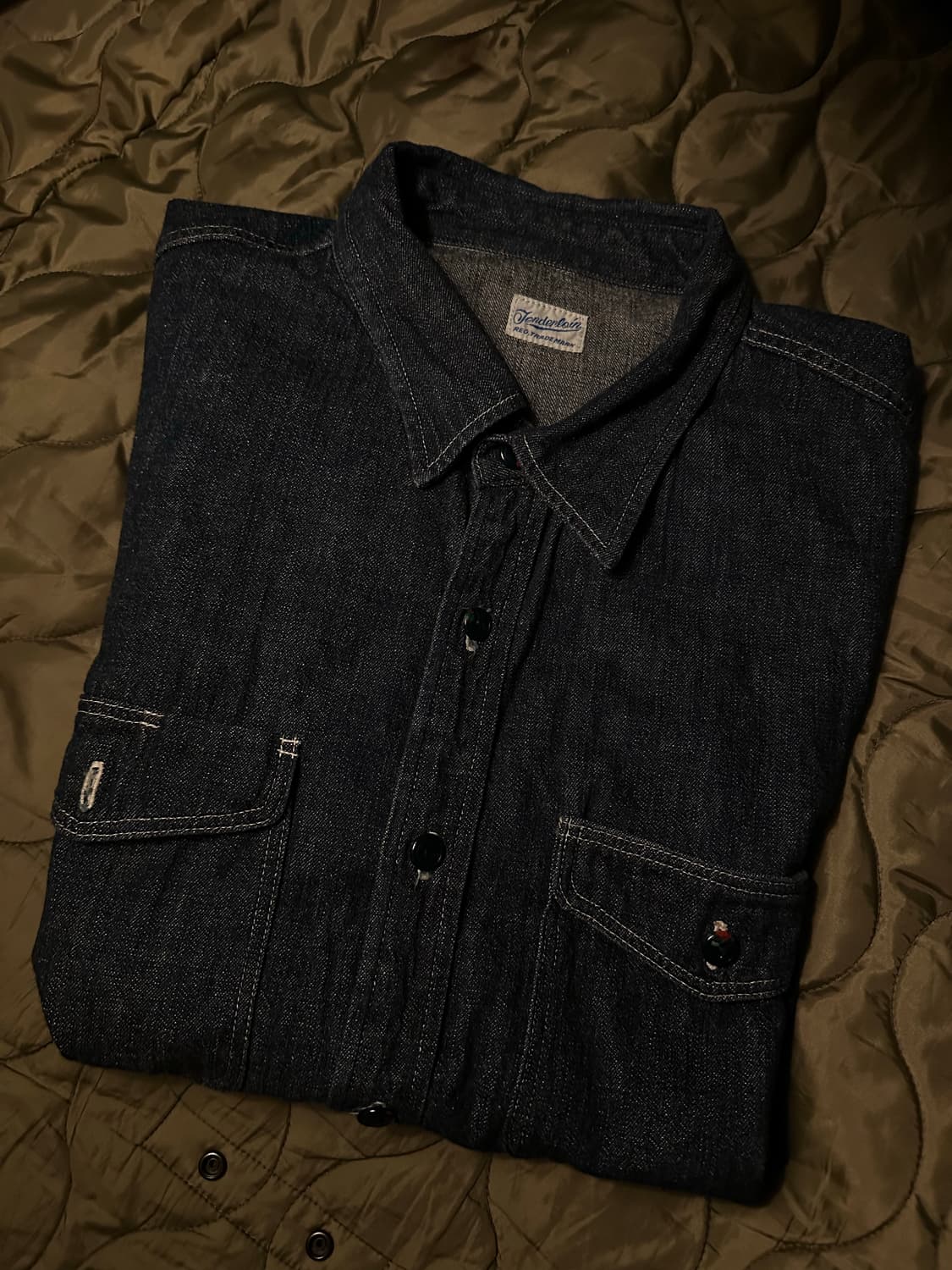 텐더로인 데님 셔츠 XL 상품이미지1