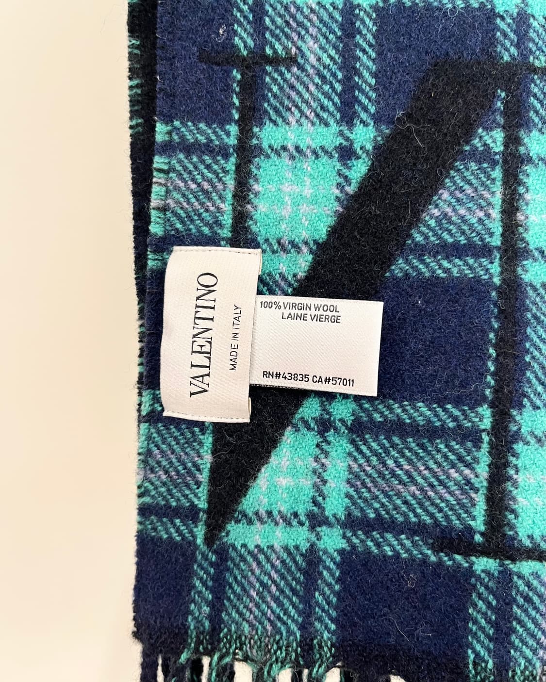 발렌티노 틸 자카드 울 스카프 상품이미지6