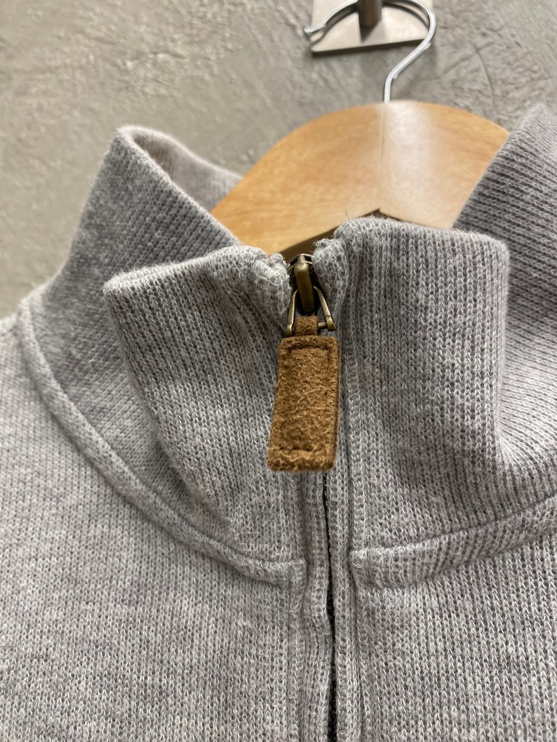 [L] Polo 폴로 랄프로렌 그레이 하프집업 니트 상품이미지3