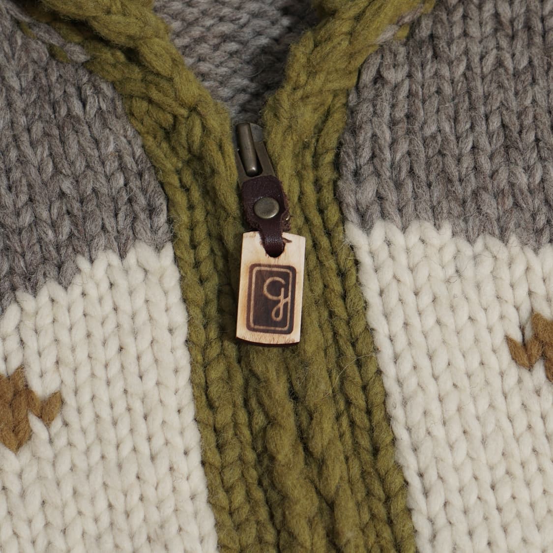 부기홀리데이 X Granted 캐나다 코위찬 스웨터 상품이미지7