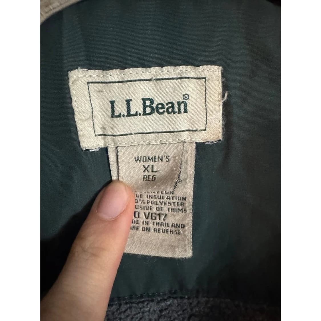 엘엘빈 플리스 안감 풀 집업 재킷 그린 상품이미지3