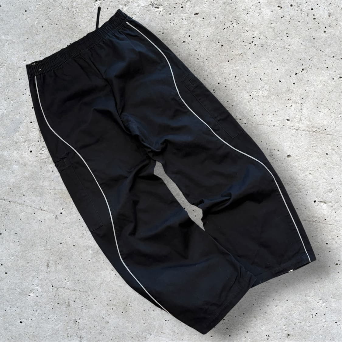 [L] 나이키 NSW 하이웨스트 블랙 트랙 카고 바지 팬츠 D468 상품이미지2