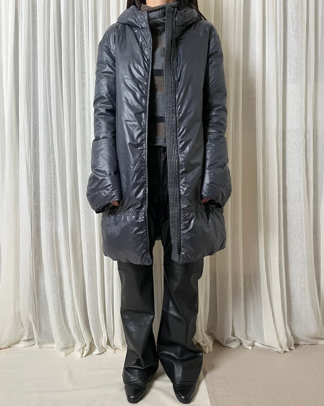 마르니 다운 코트 marni long down coat 패딩코트 상품이미지8