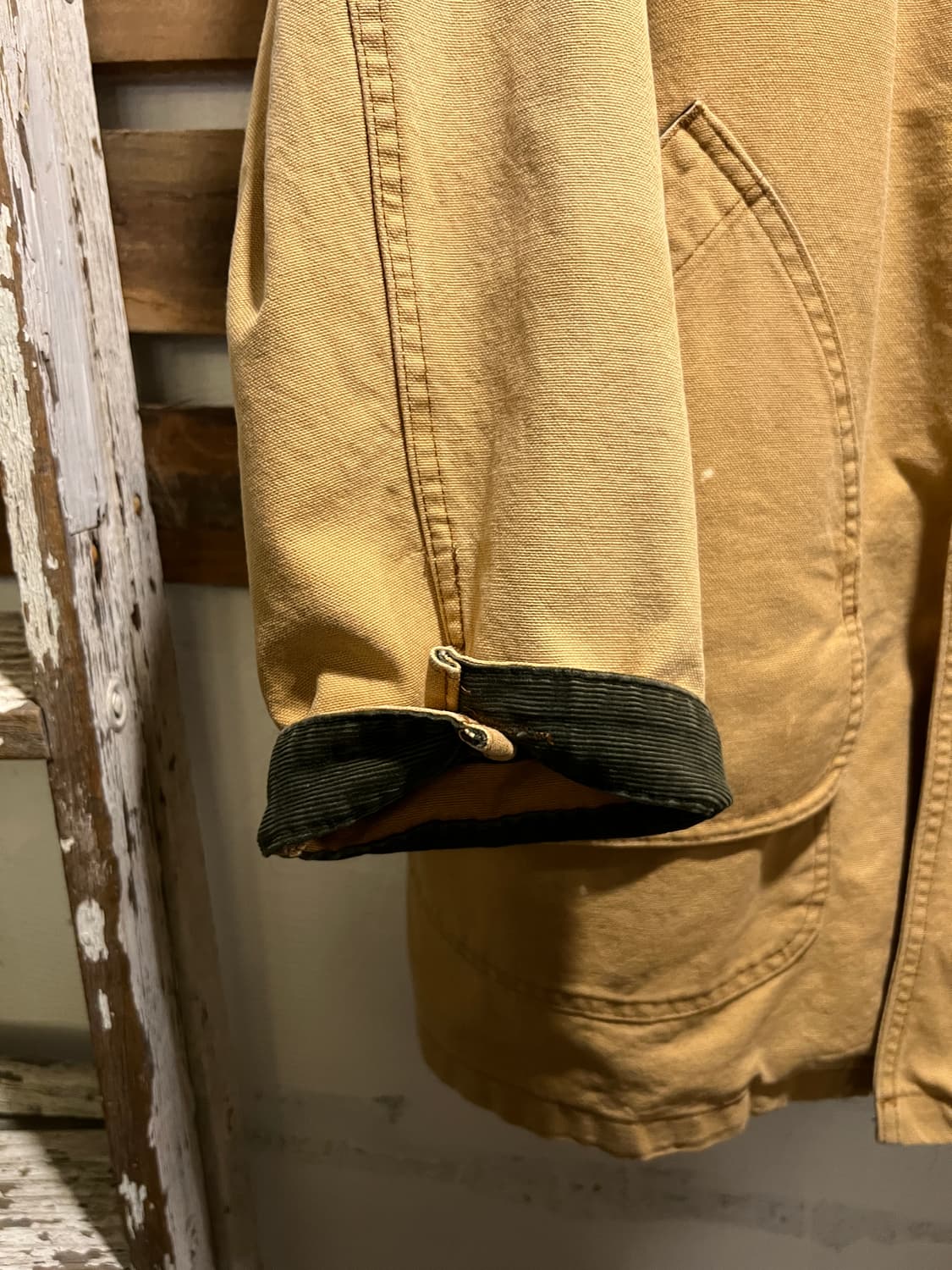 [2XL]90's 엘엘빈 USA 프리마로프트 라이닝 브라운 헌팅 자켓 상품이미지4