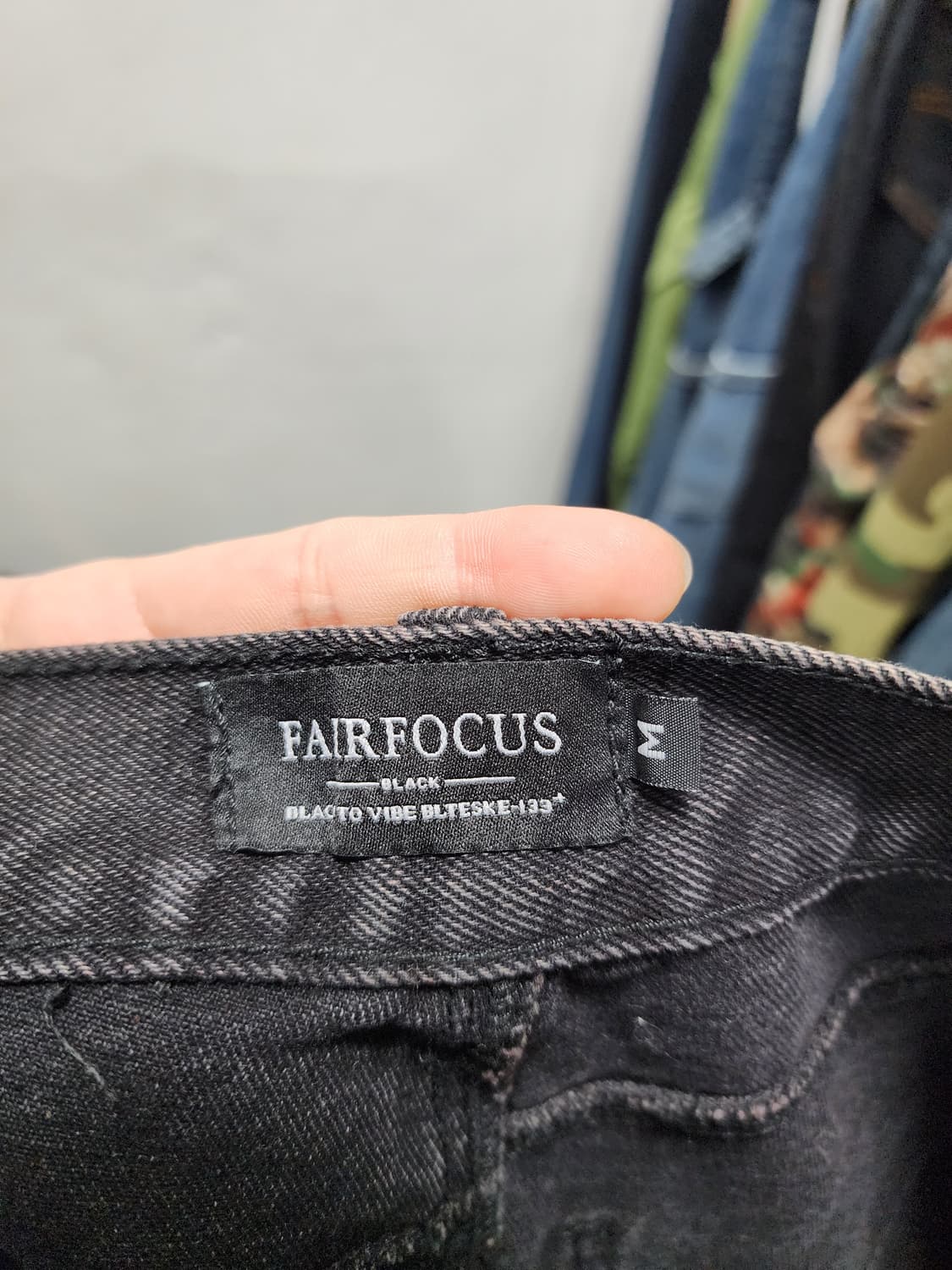 JPN 아사키 프레자키 RANDE 토네이도 와이드 흑청바지 상품이미지5