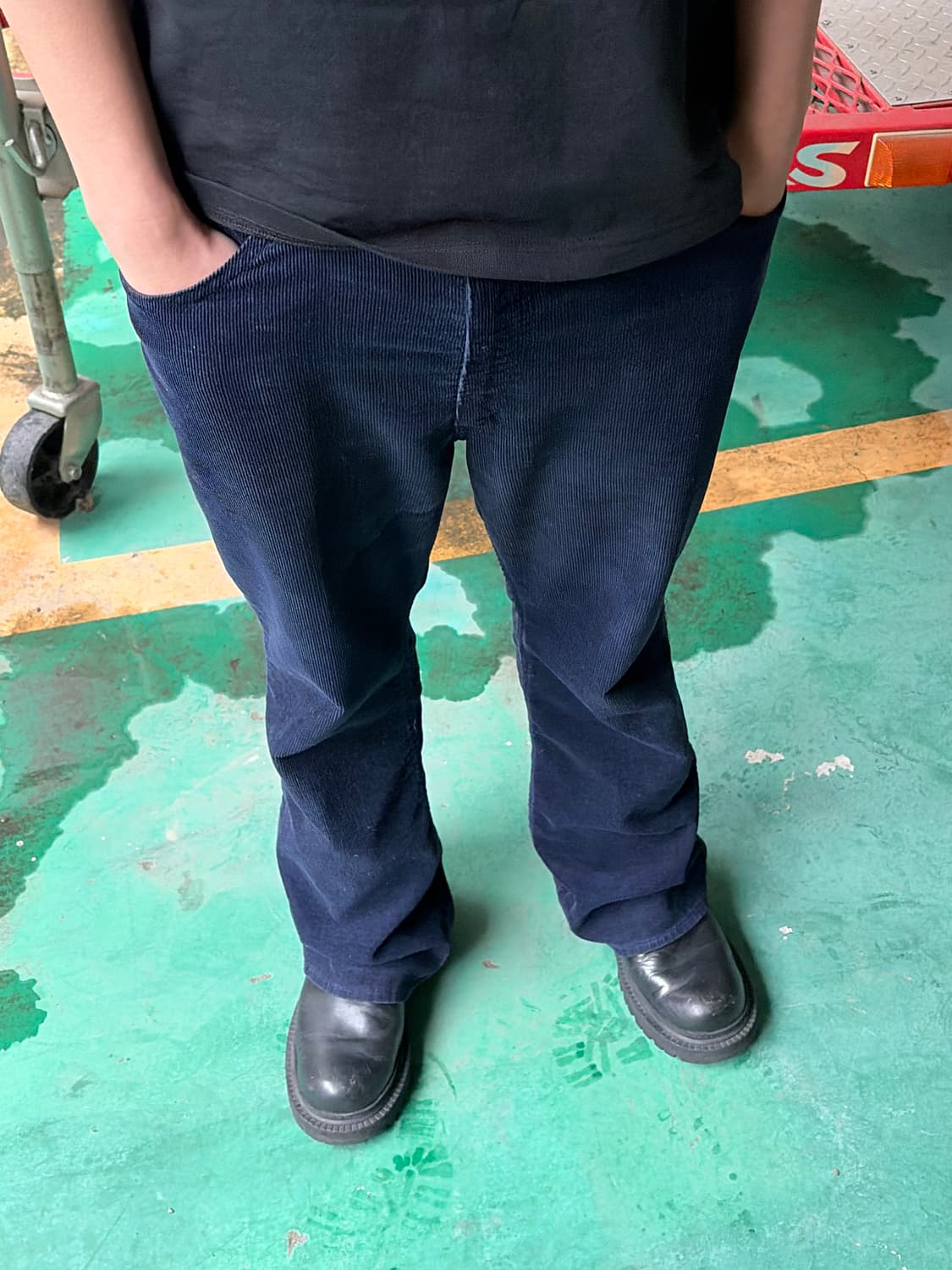 70s(USA) Levi's 퍼플컬러 코듀로이 646 벨바텀  상품이미지2