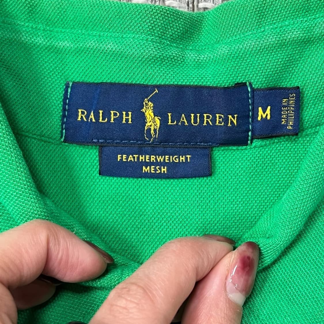 랄프로렌 퍼더 웨이트 메쉬 셔츠 v0687 상품이미지5