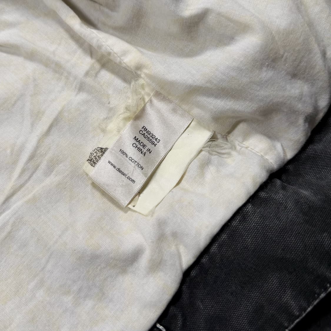 디젤 피그먼트 다이드 라이더 바이커 자라이 상품이미지7