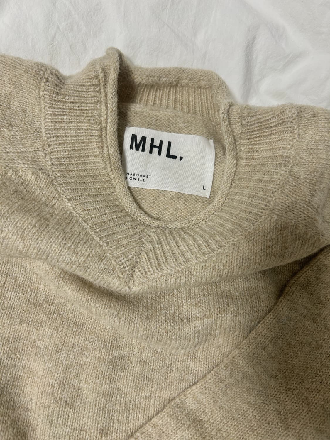 MHL 마가렛호웰 베이지 니트 상품이미지2