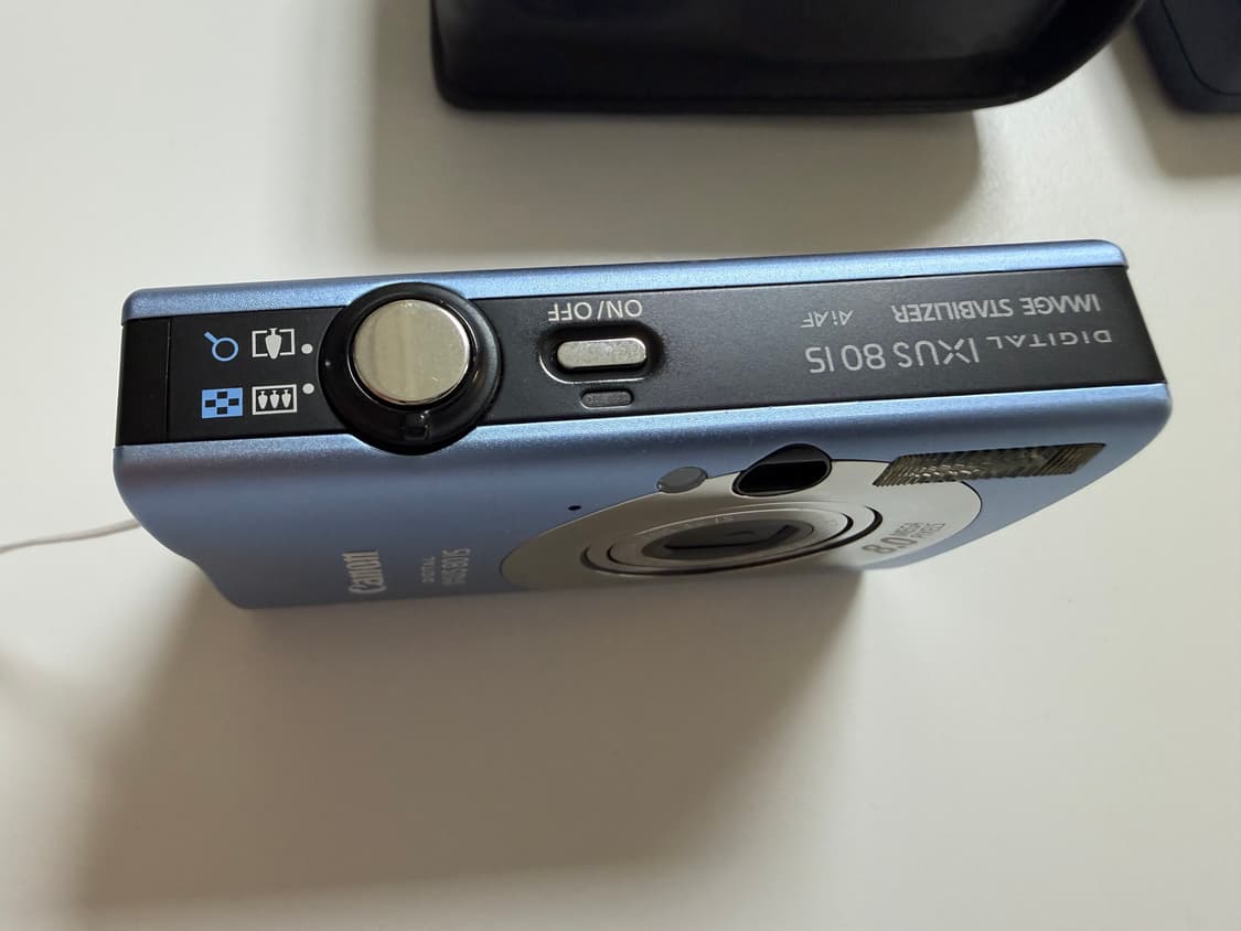 캐논 IXUS 80 is 블루 색상  상품이미지2