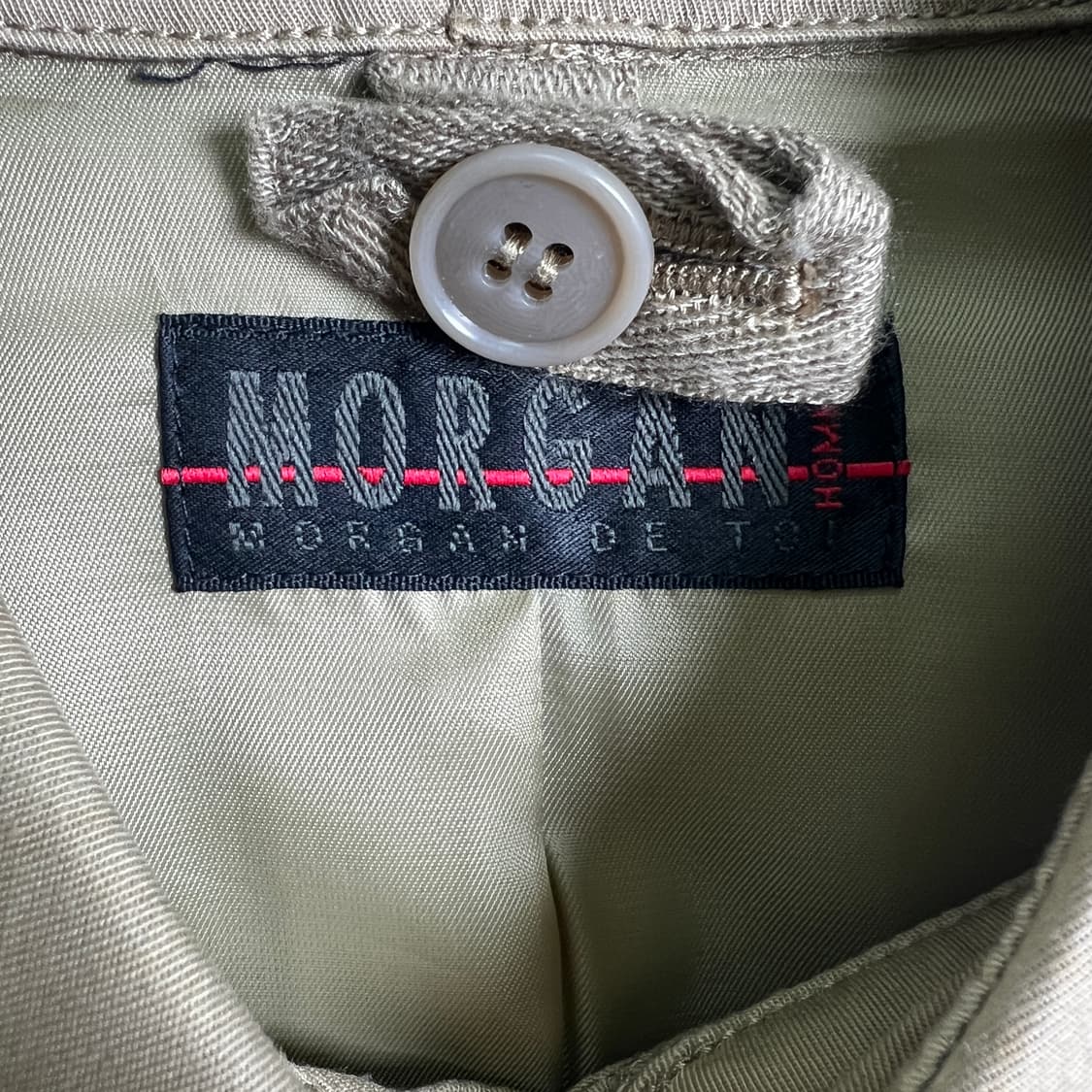 모르간 옴므 베이지 하프 맥코트 S 상품이미지3