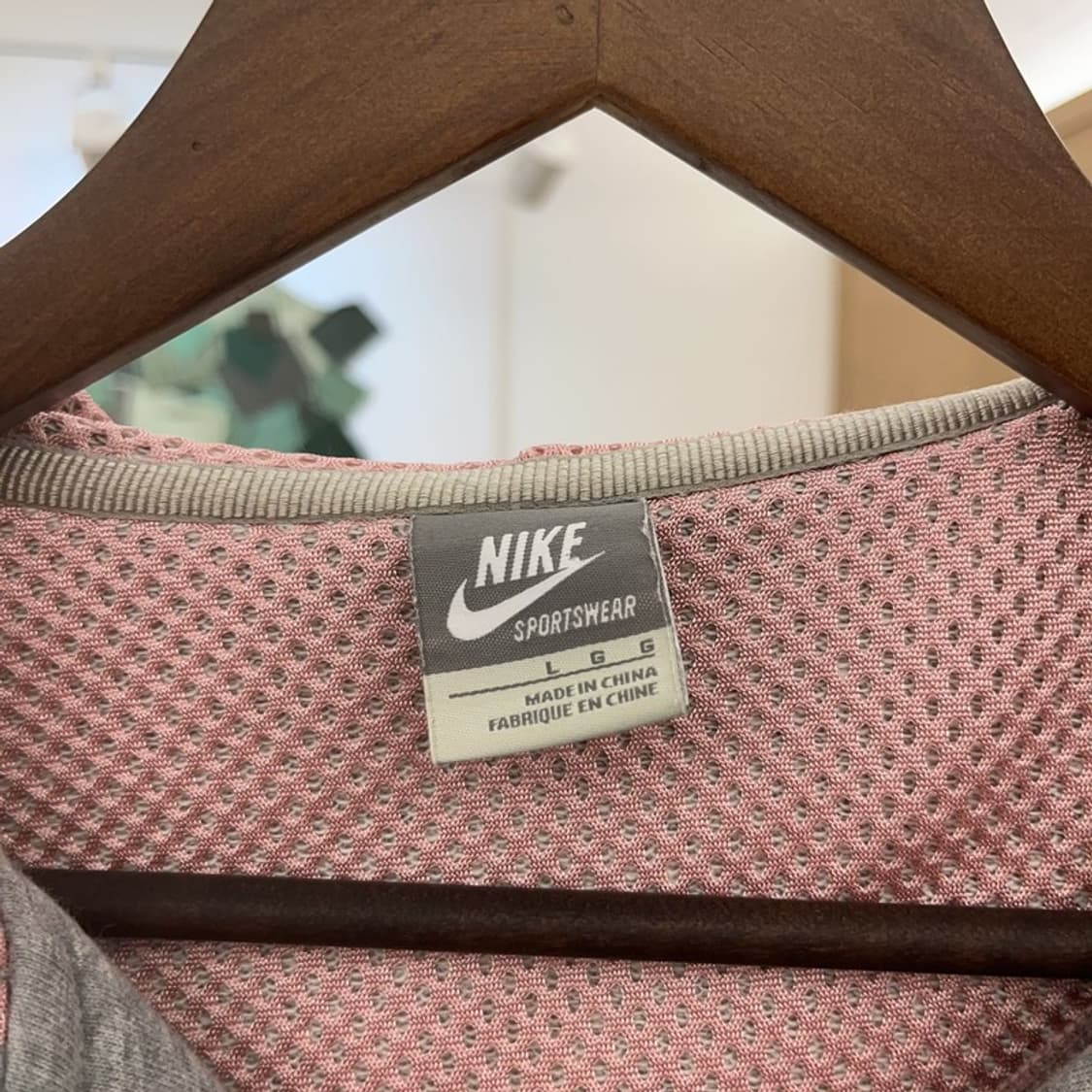 나이키 Y2K 00's 핑크로고 롱 투웨이 후드집업 L C08786 상품이미지5