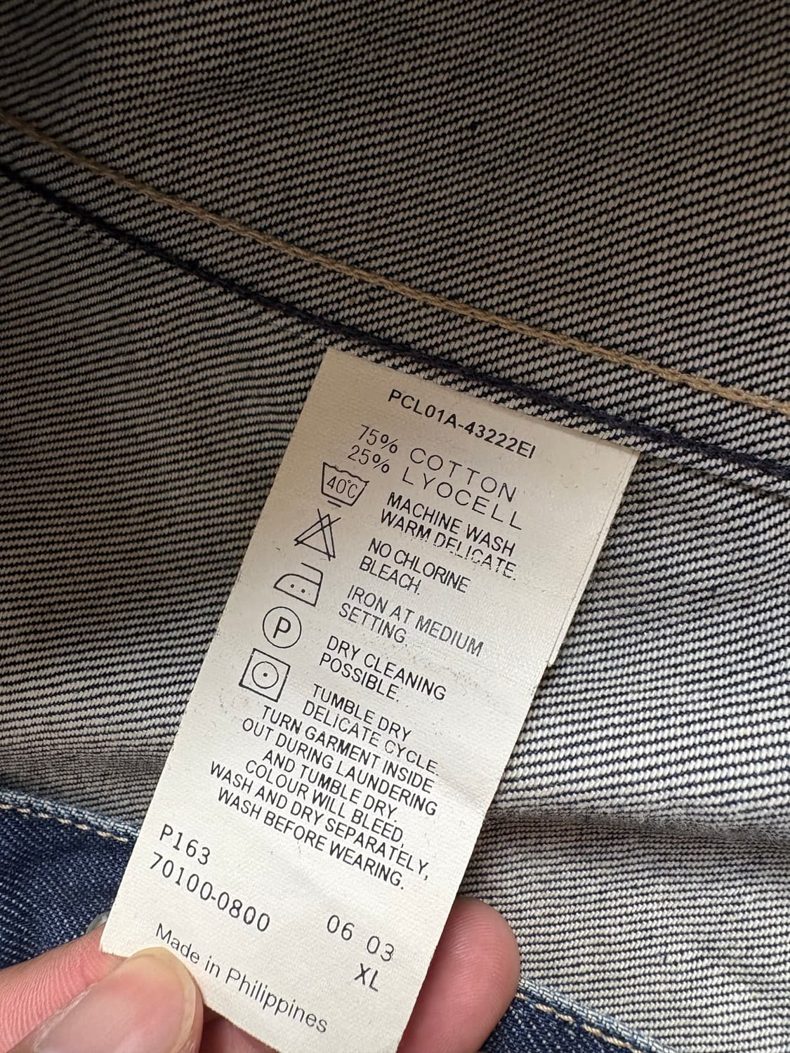 Levi's 리바이스 엔지니어드 진 데님자켓 XL 상품이미지5