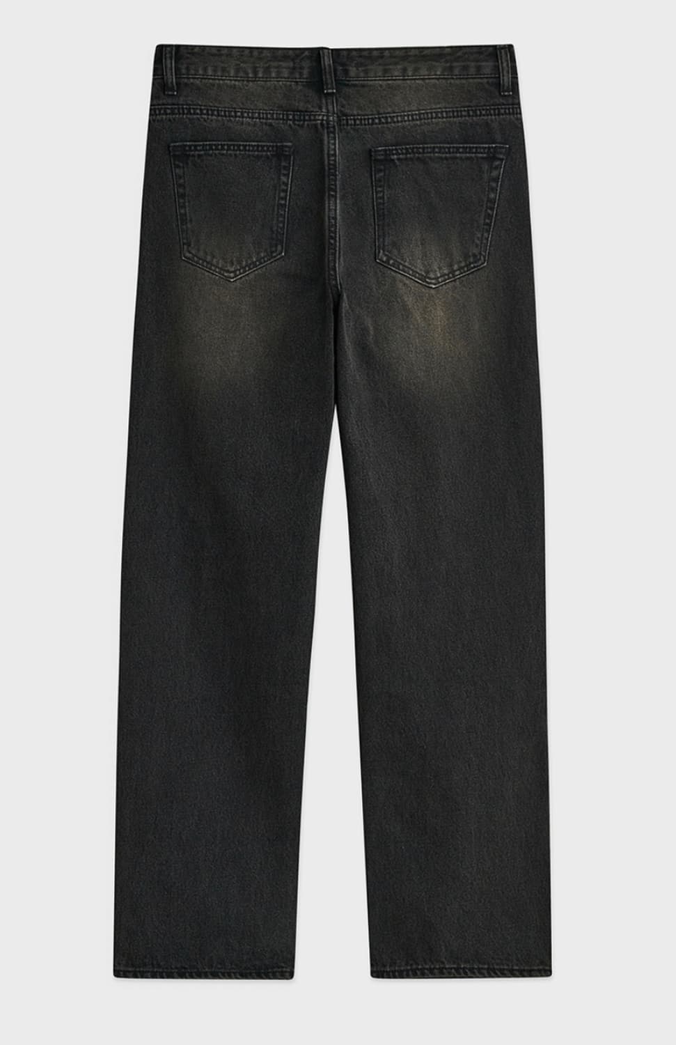 WIDE DENIM PANTS - BLACK 상품이미지3