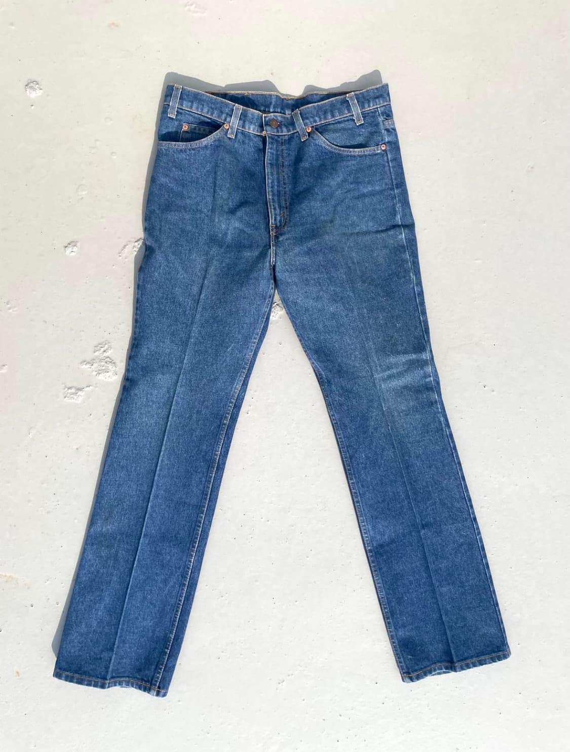 [36x34] 80's 리바이스 517 오렌지택 부츠컷 데님 상품이미지1