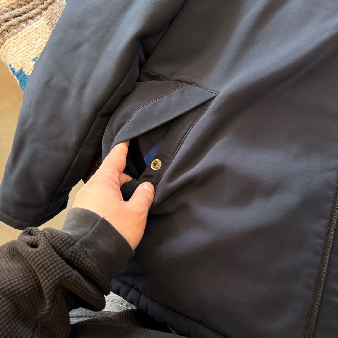 아르마니 익스체인지 후드 패딩 자켓 L XL 상품이미지6