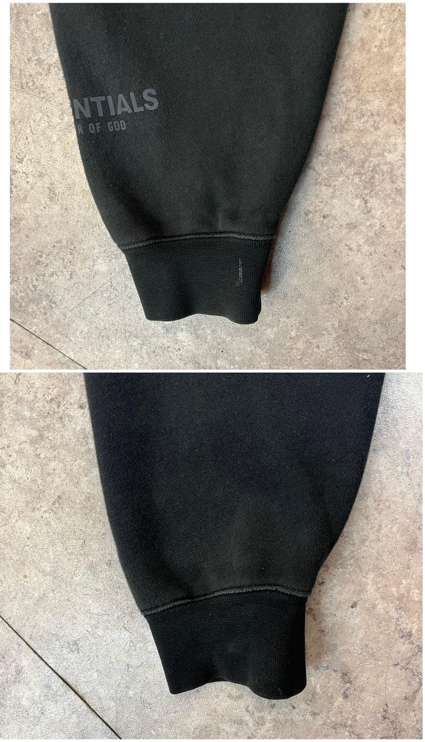 피어오브갓 에센셜 기모 후드티 블랙 L #csz3929 상품이미지10