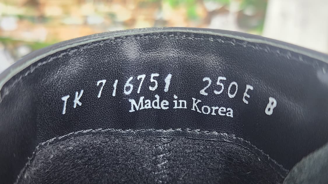 탠디 여성앵클부츠 250 블랙 가죽부츠 HD27 상품이미지8