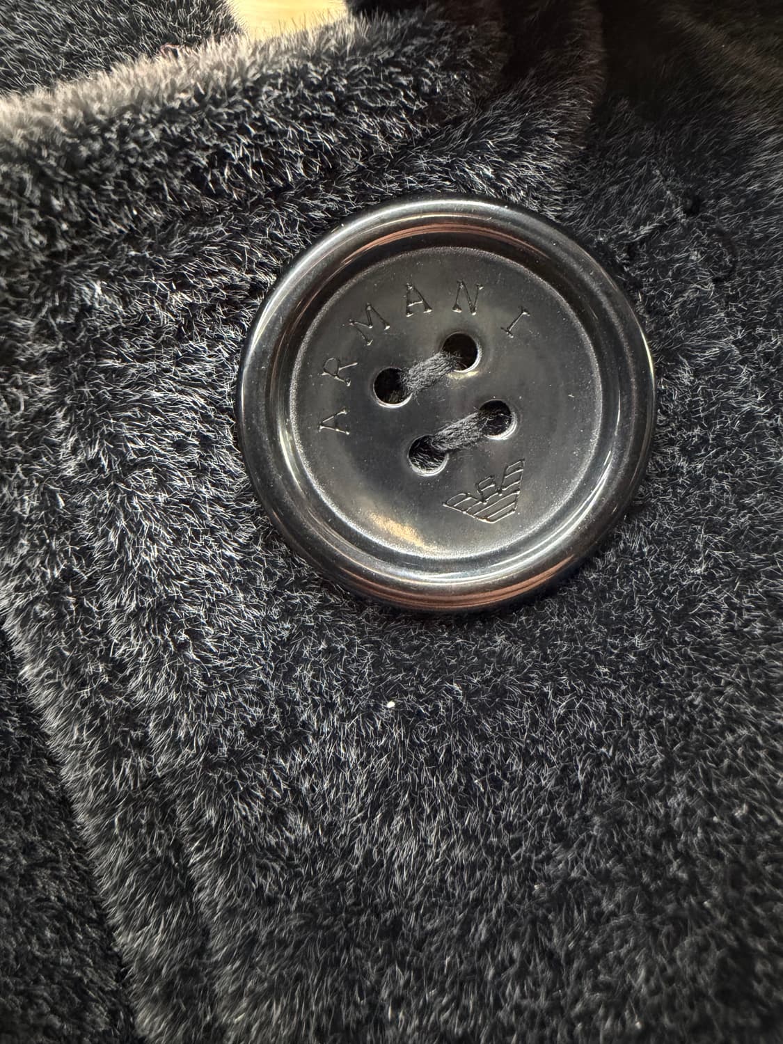 52/ 조르지오 아르마니 90AW 벨벳 울 코트자켓 상품이미지8