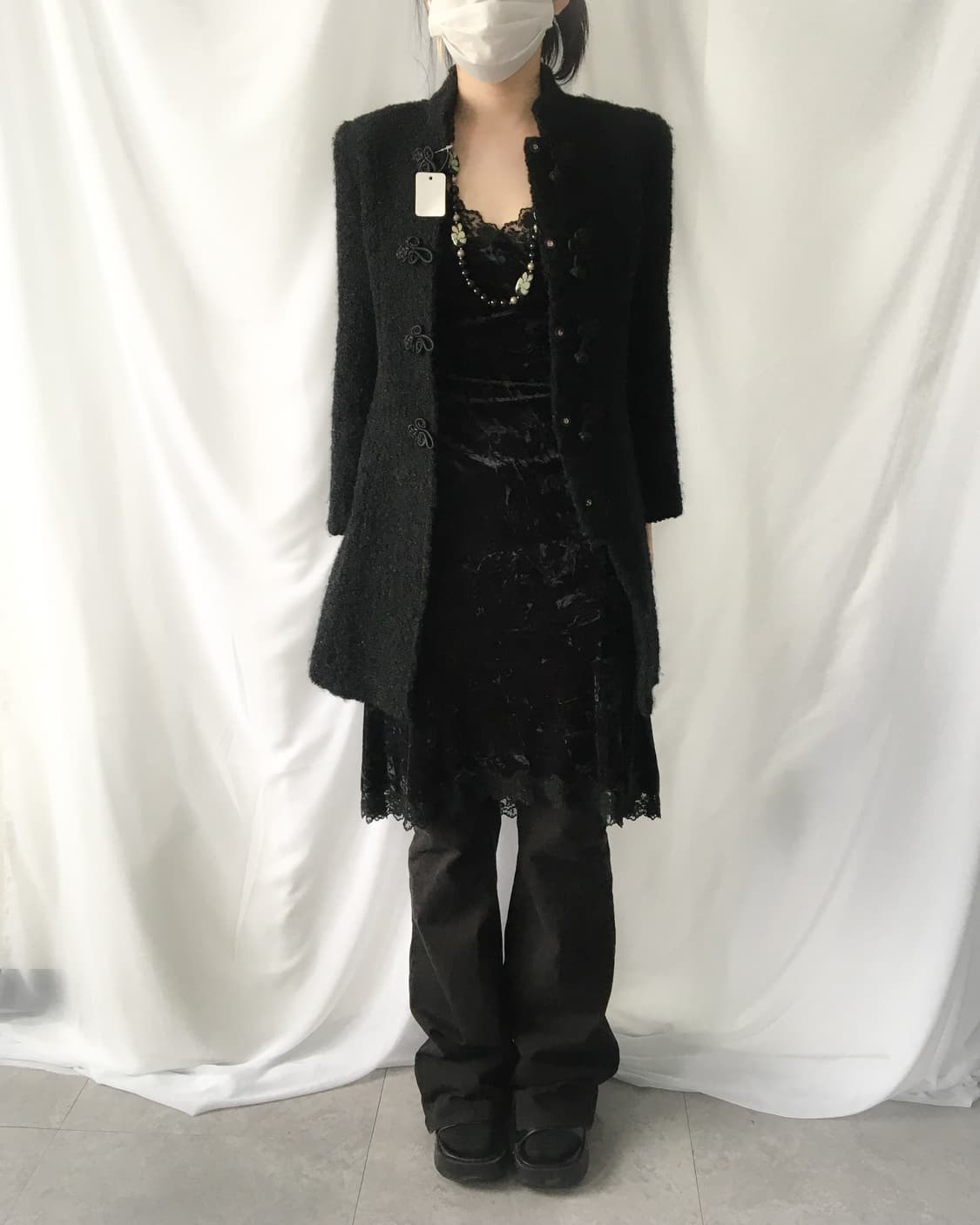 Qipao button point woolen jacket 상품이미지6