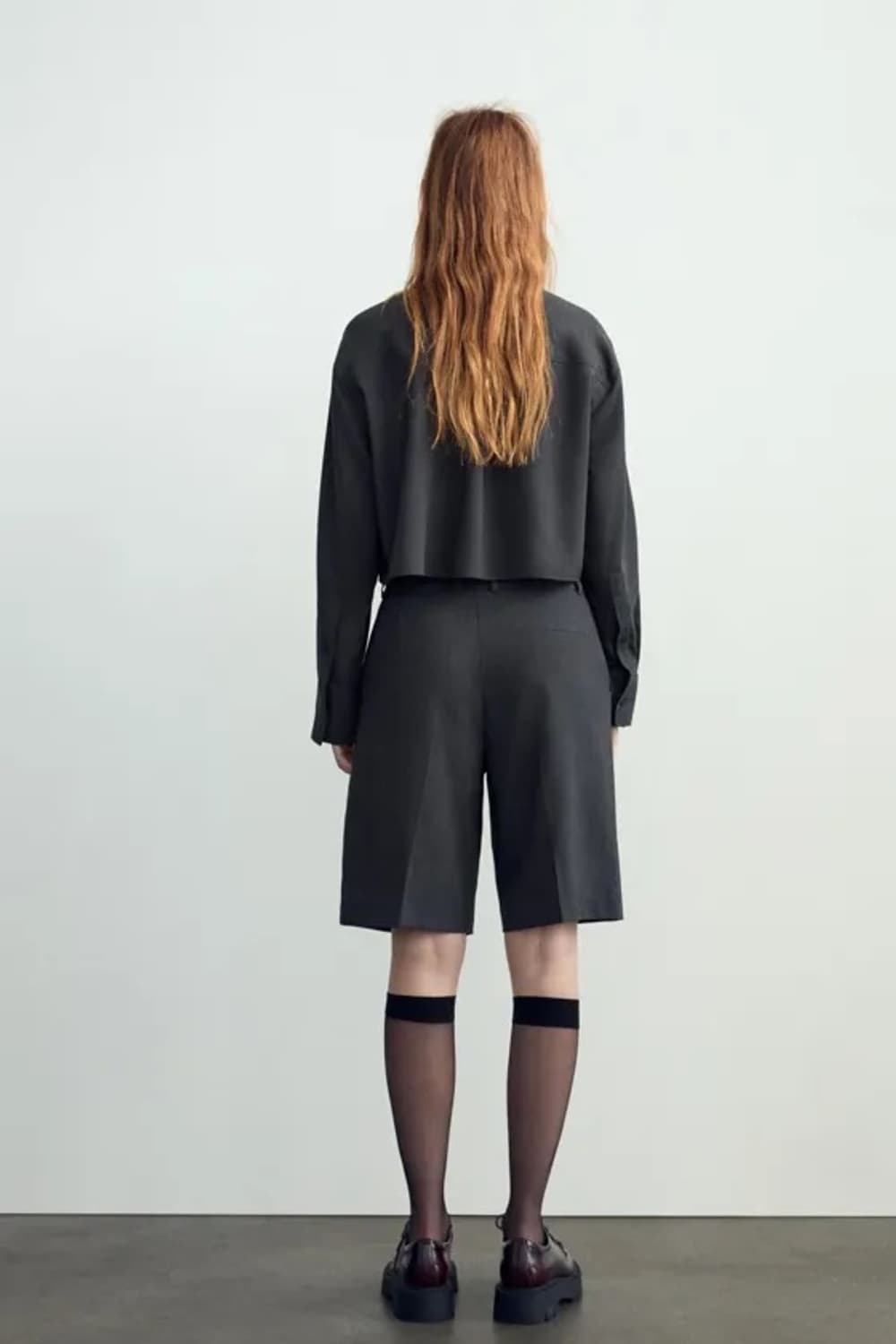 ZARA 자라 회색 셔츠 상품이미지4