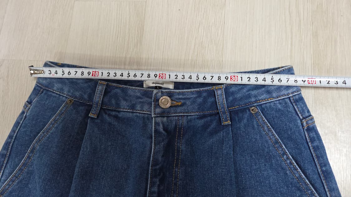 드파운드 와이드 핀턱 데님  상품이미지6