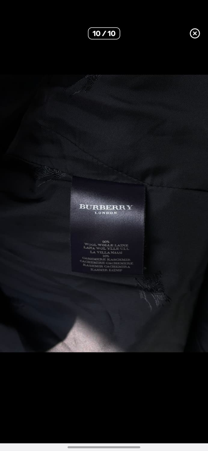 버버리 캐시미어 트렌치 코트 (m) 상품이미지6