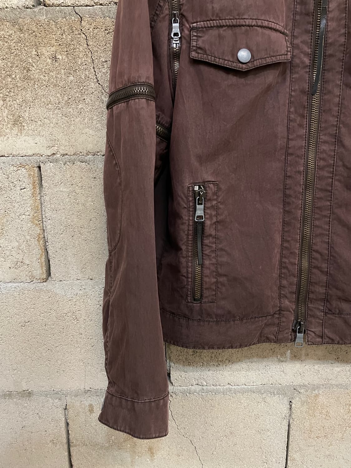 아르마니 익스체인지 컨버터블 바이커 자켓 상품이미지10