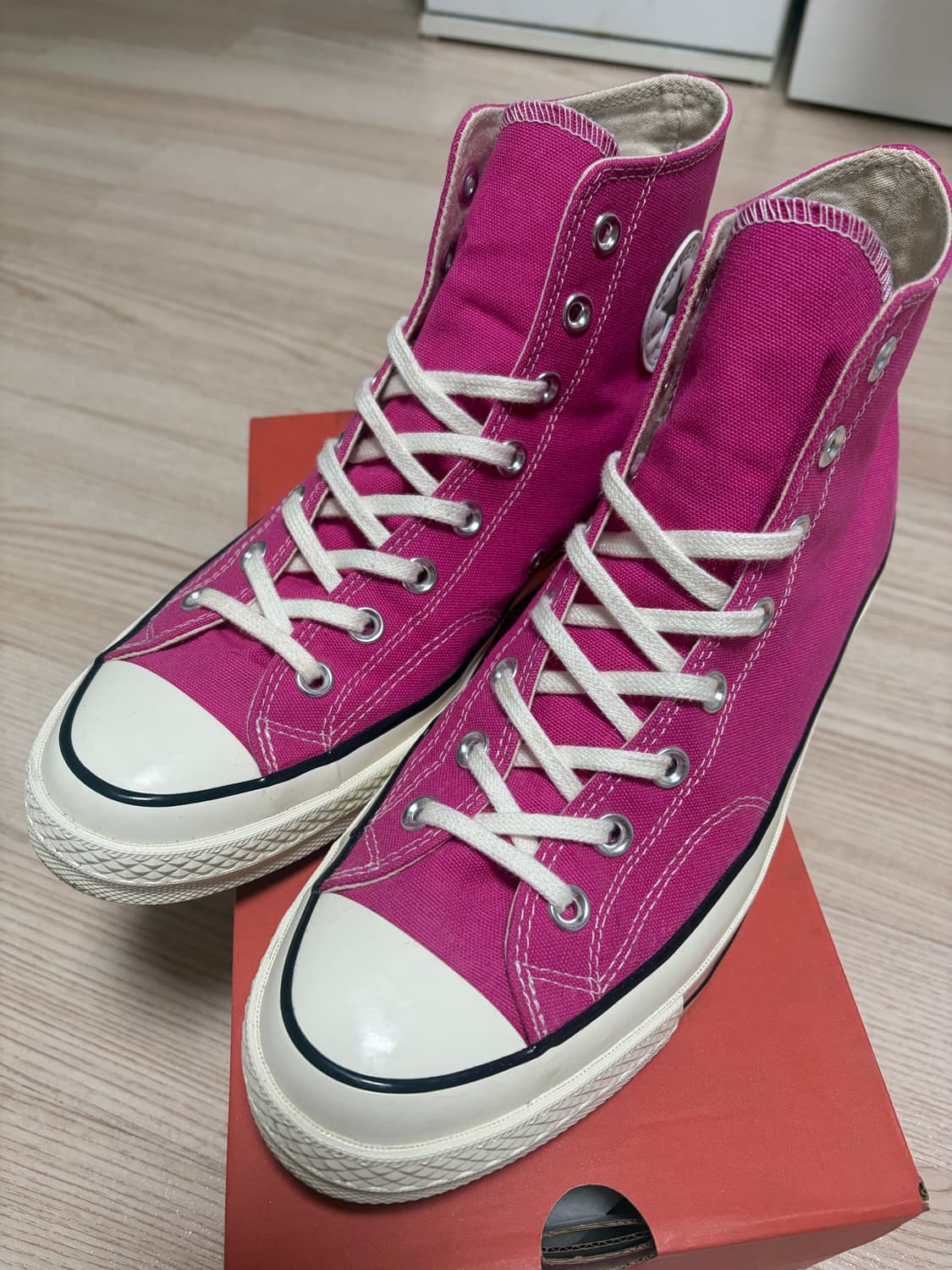 컨버스 척 70 하이시즈널 컬러 럭키 핑크 280 상품이미지1