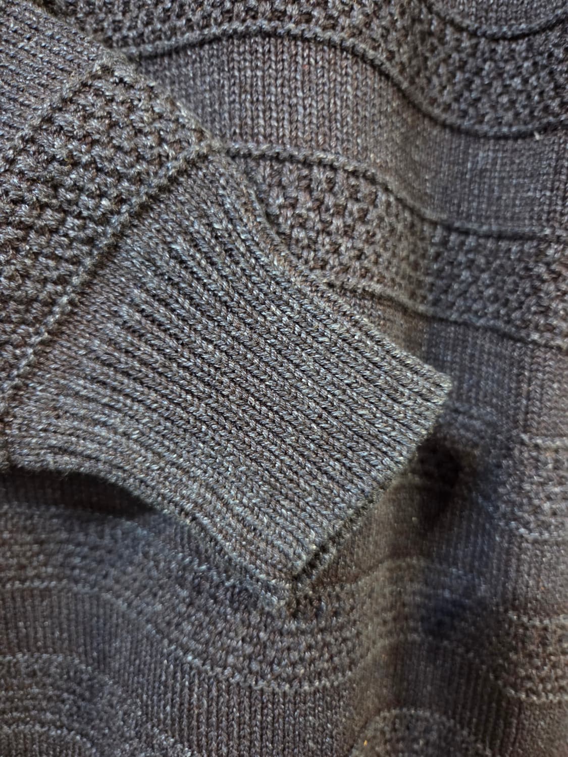 G-STAR 네이비 버튼 포인트 니트 스웨터(XS) 상품이미지3