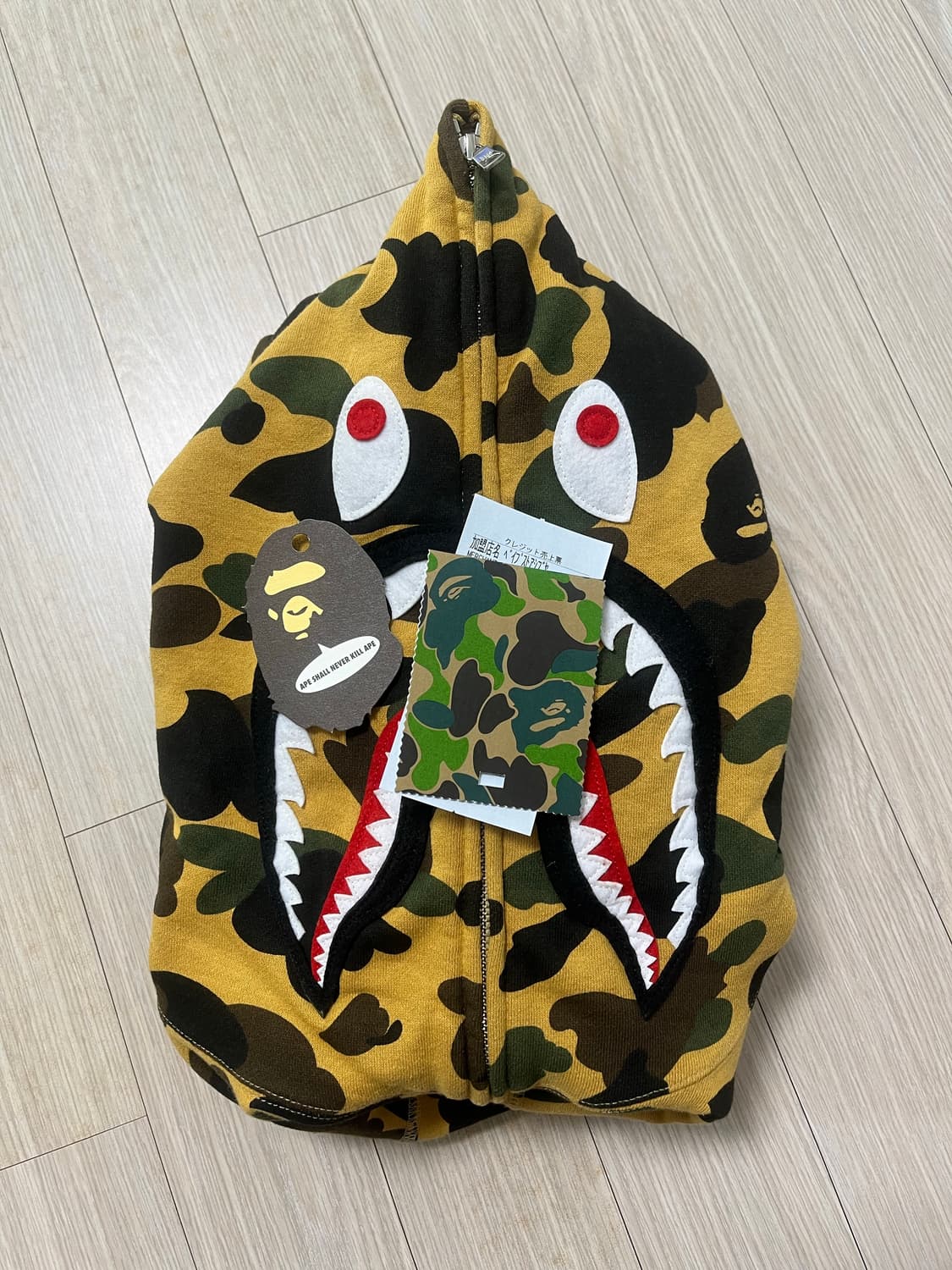 베이프 후드집업 황계 상품이미지3