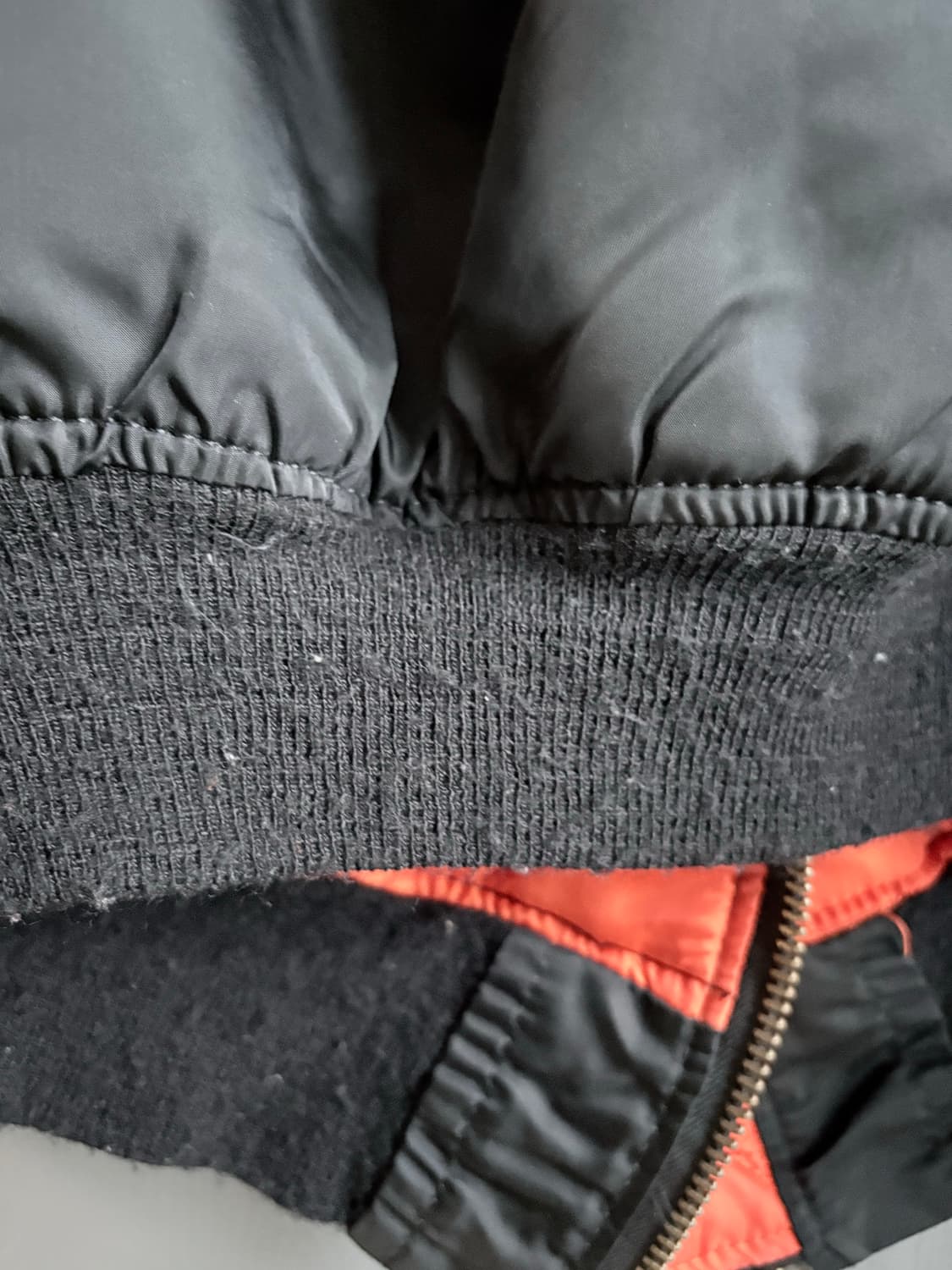 (XL) 알파 인더스트리 USA 빈티지 MA-1 블랙 상품이미지9