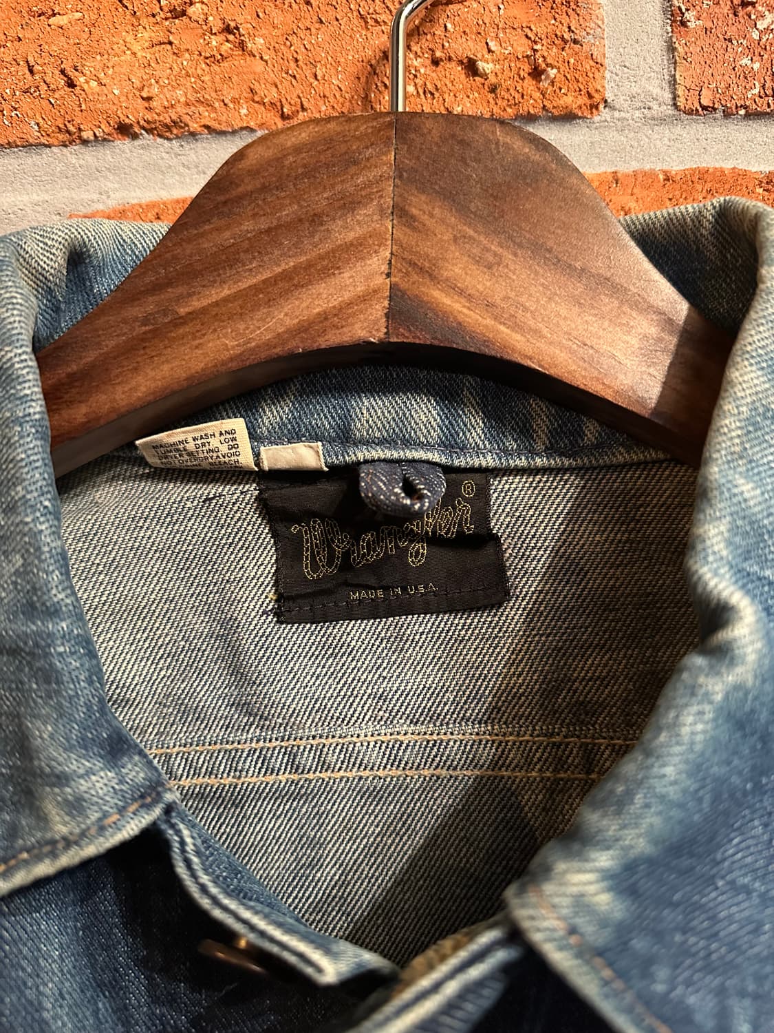 70s USA 빈티지 랭글러 124MJ 데님 자켓 상품이미지9