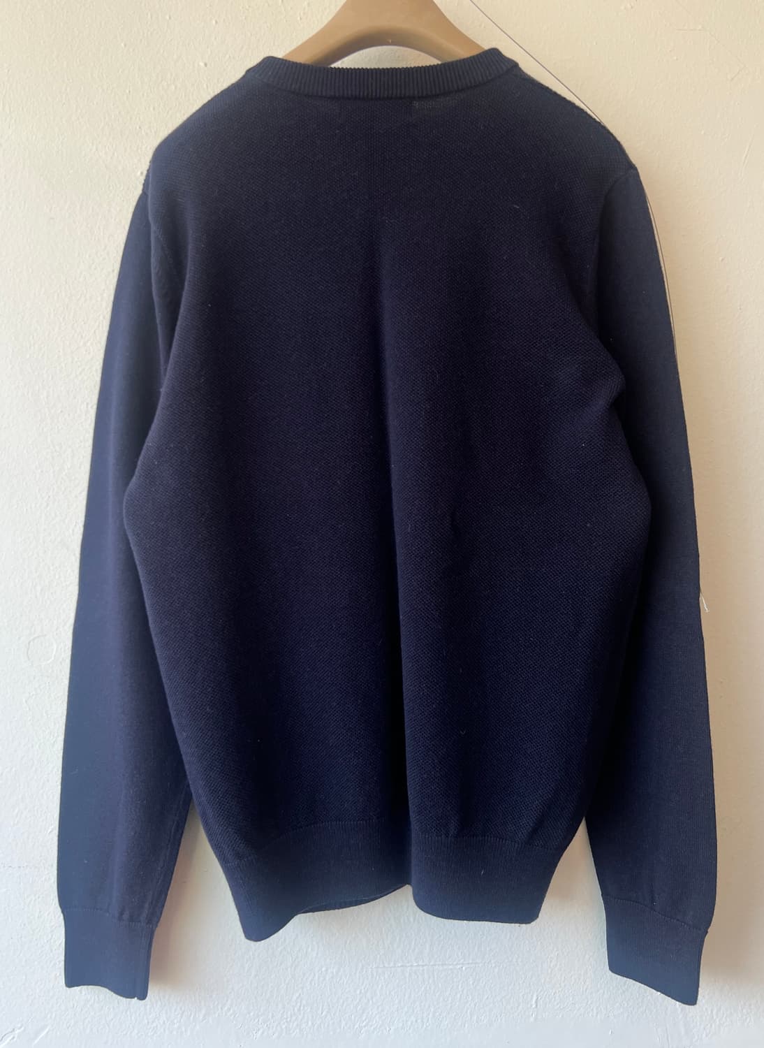 프레드페리 남성 네이비 라운드울니트  상품이미지8