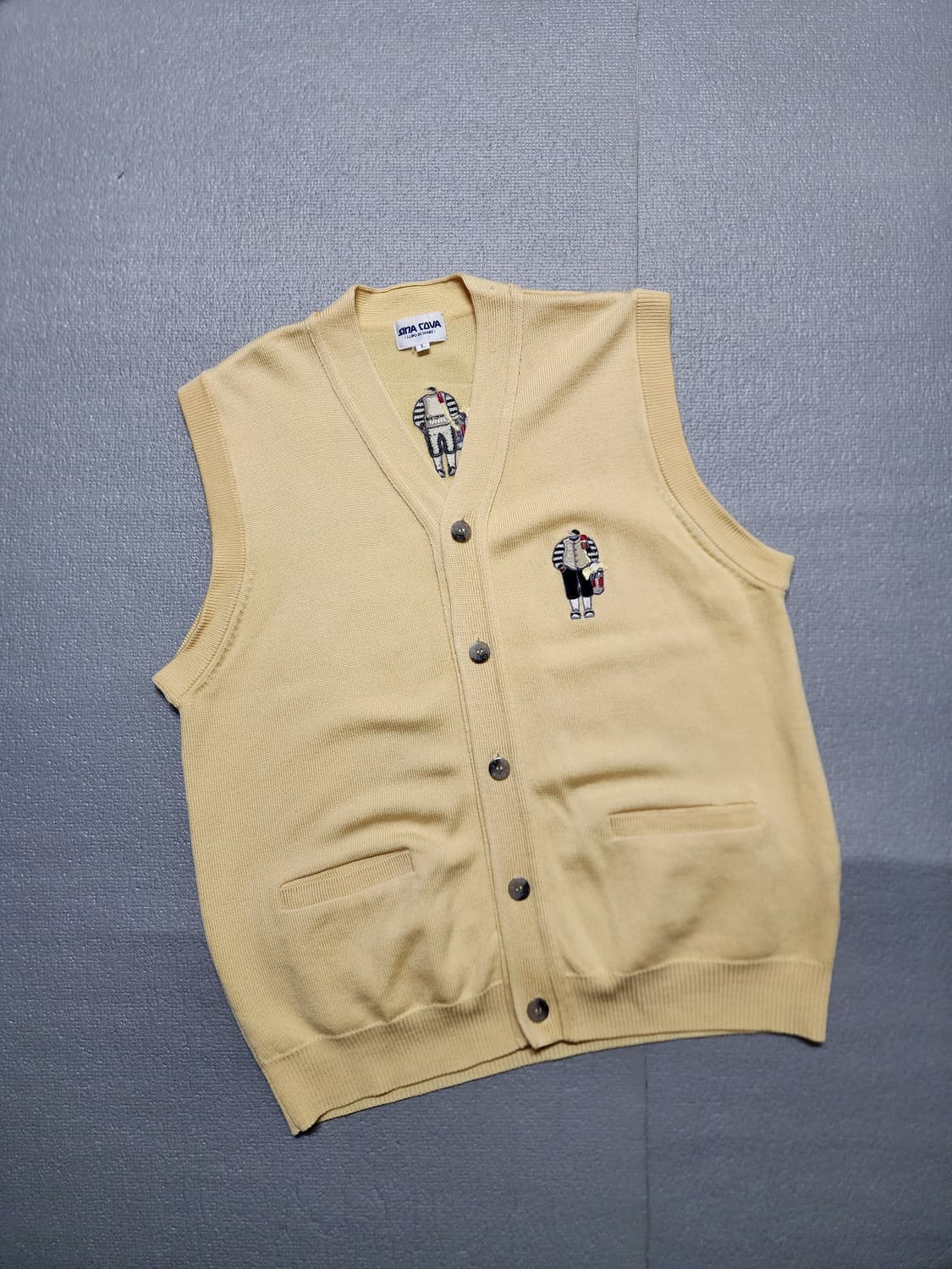 SINA COVA 울 니트 조끼 베스트 상품이미지1
