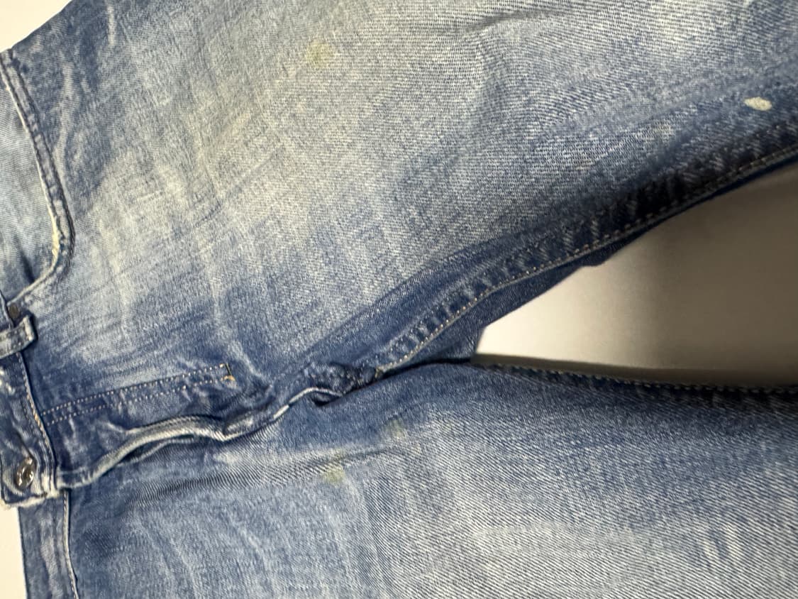 희귀!! 디젤 Diesel 자탄 디스트로이드 부츠컷 데님팬츠 35.4인치 상품이미지9