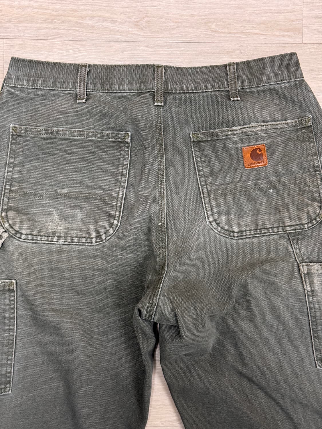 00s 칼하트 싱글니 워크팬츠 모스그린 상품이미지1